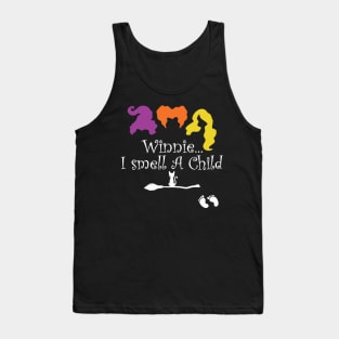 Winnie I smell A Child, halloween pregnancy announcement ideas Tank Top